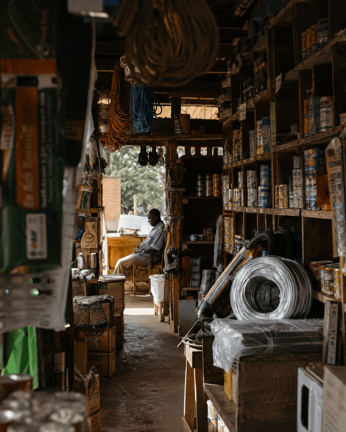 A long-standing general shop in Blantyre, Malawi