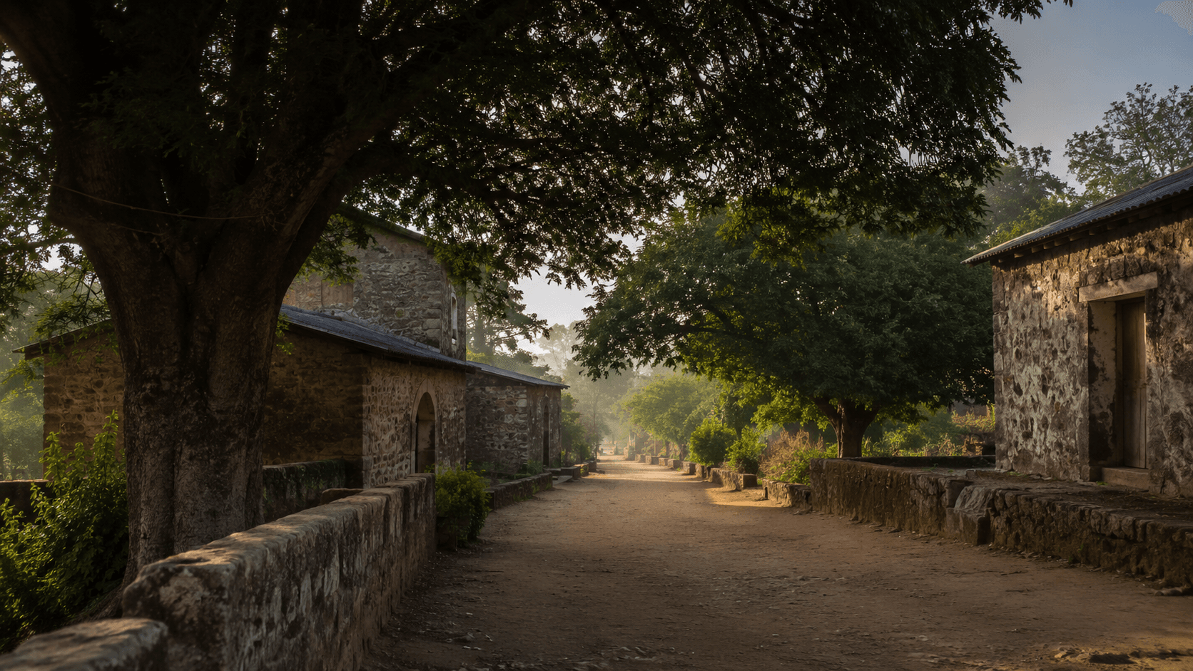 An old quarter of Lilongwe, the Malawian capital often passed through too quickly